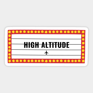 High Altitude Sticker